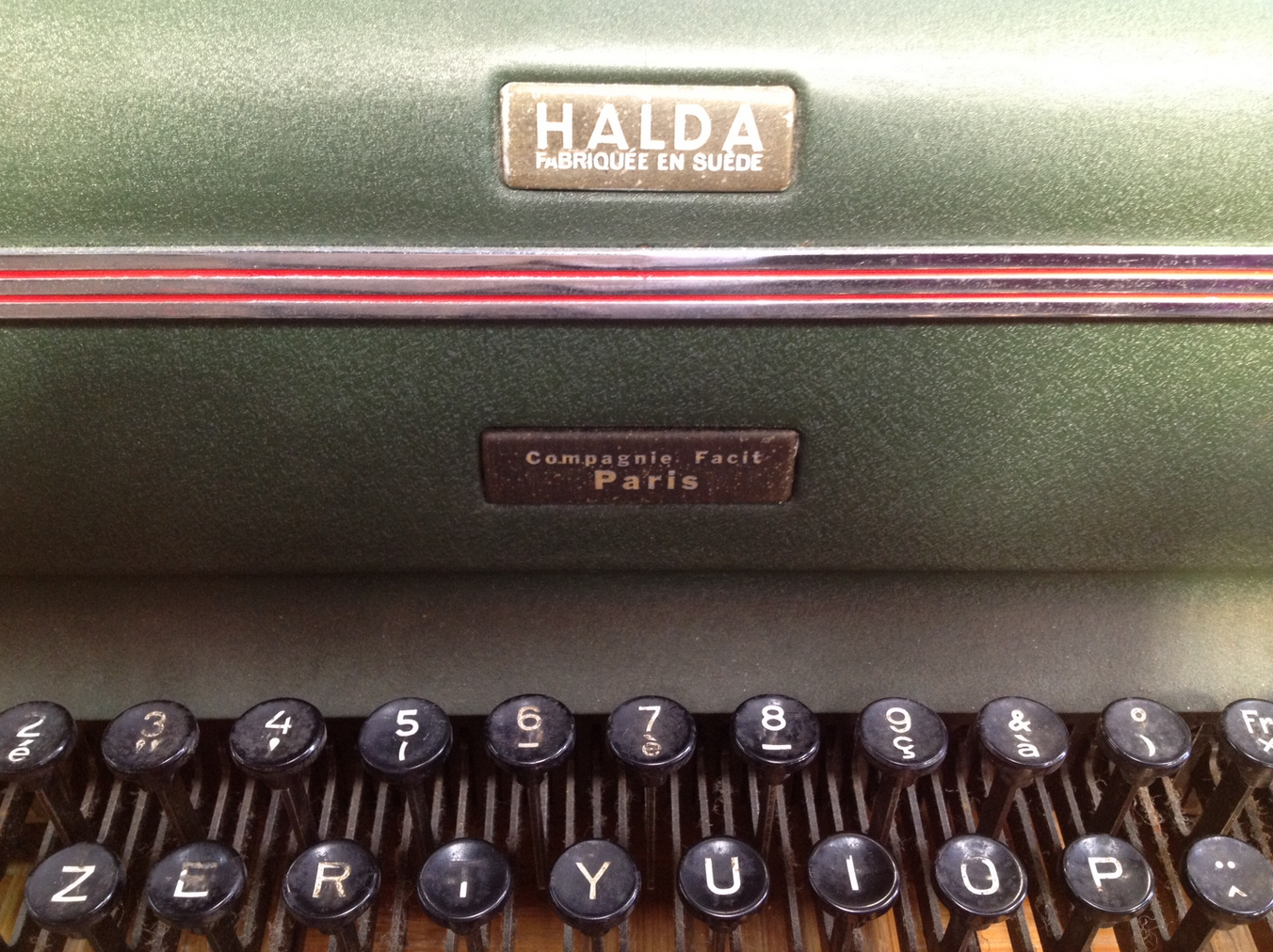 Typewriter at fleamarket